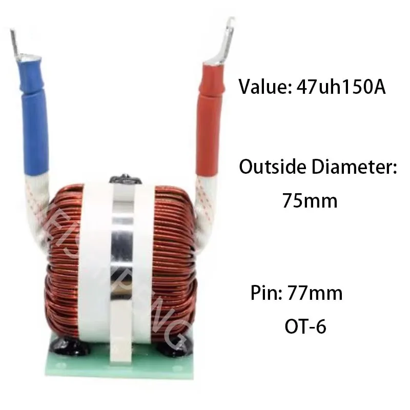 47uh150A FerroSilicon Inductor  PFC Power Filter Inductance  DC-DC High-Power DC Filter Inductor