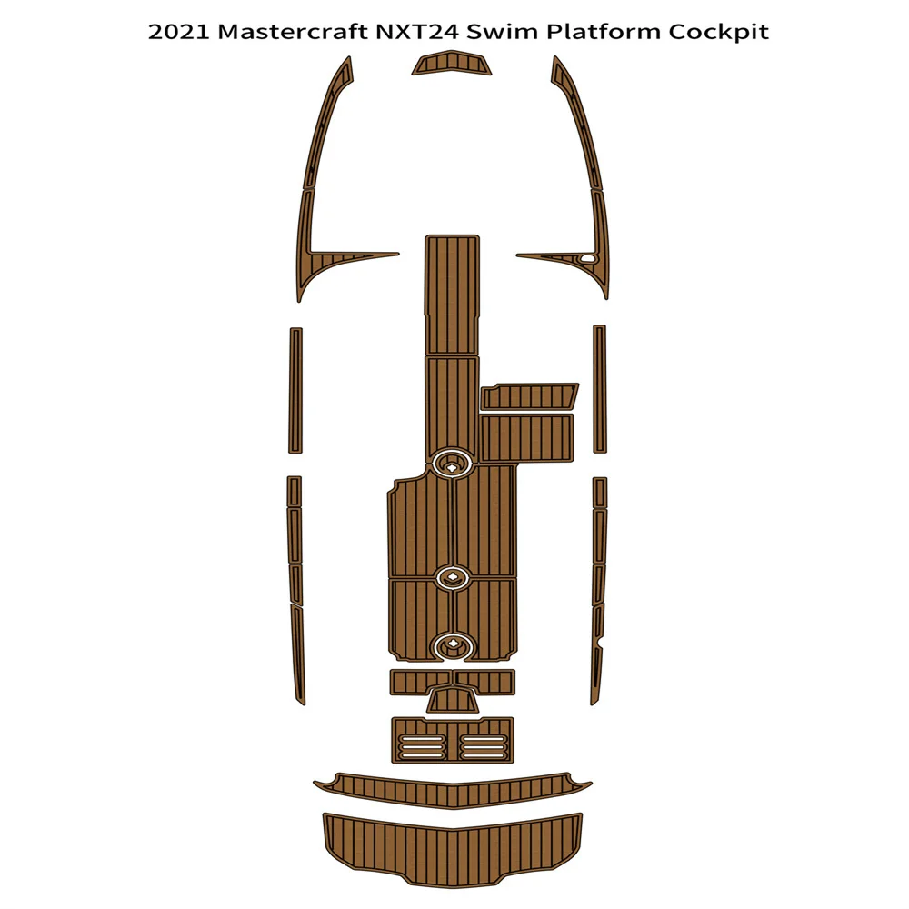 

2021 г., Mastercraft NXT24, платформа для плавания, подушка для кабины, лодки, Эва, пена, Тиковая напольная подложка, самоклеящаяся, SeaDek Gatorstep Style