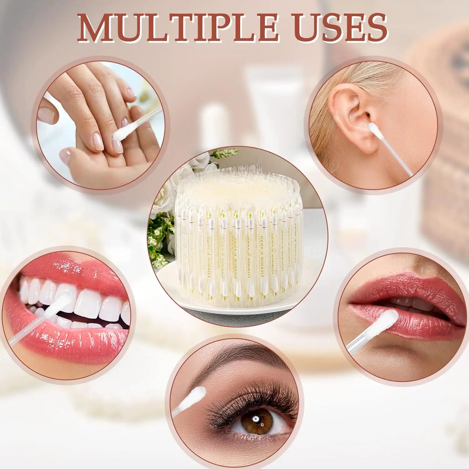 Oral care broken vitamin VE stick VE stick lip balm teeth whitening anti-acid protect gingiva VE cotton swab