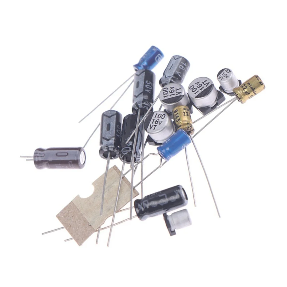 25pcs Capacitor Set For GameGear For GG Motherboard Repair Kit Electronic Components Replacement Parts For Console Maintenance