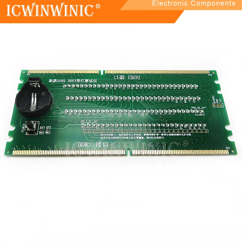 

1piece Desktop DDR2 DDR3 2-in-1 Memory with Light Tester DDR2 Tester DDR3 Tester