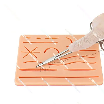 

Surgical Silicone Wound Suture Skin Practice Mat, Silicone Model, Simulated Skin Silicone Module Skin Model