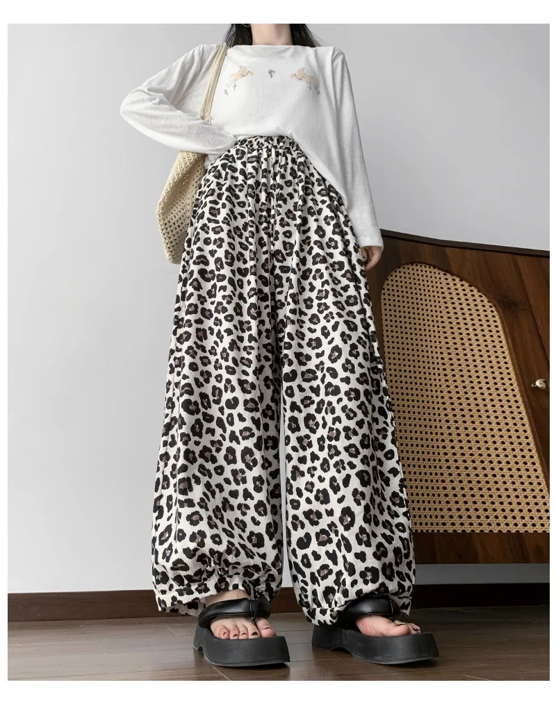 Pantalon à jambes larges pour femmes, taille élastique, droit, coupe cintrée, Grunge, urbain, Hipster, ceinture plissée, séchage rapide, printemps-été