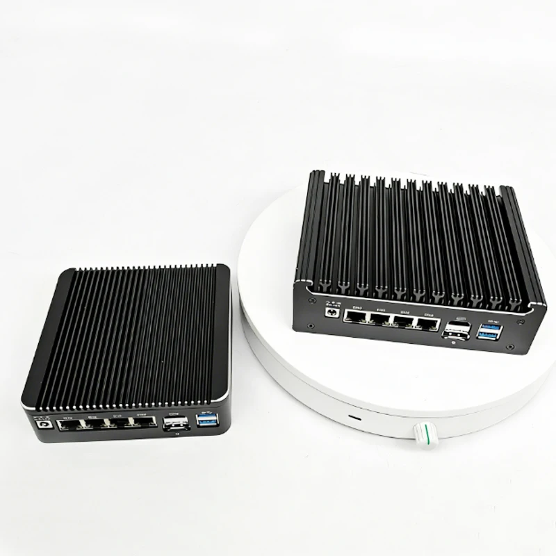 Fanless Firewall Mini PC, Intel N150, i5-8250U, Pentium 6405U