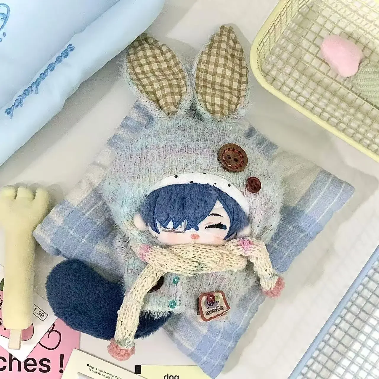 ตุ๊กตาผ้าพลัฌขนาด 10 ซม. ตุ๊กตาอนิเมะน่ารัก ตุ๊กตามาสคอตคอสเพลย์ฮาโลวีน ตัวละครน่ารัก ซีเอล แฟนทอมฮอฟไวร์ ตุ๊กตาปลาดาว ของขวัญคริสต์มาส