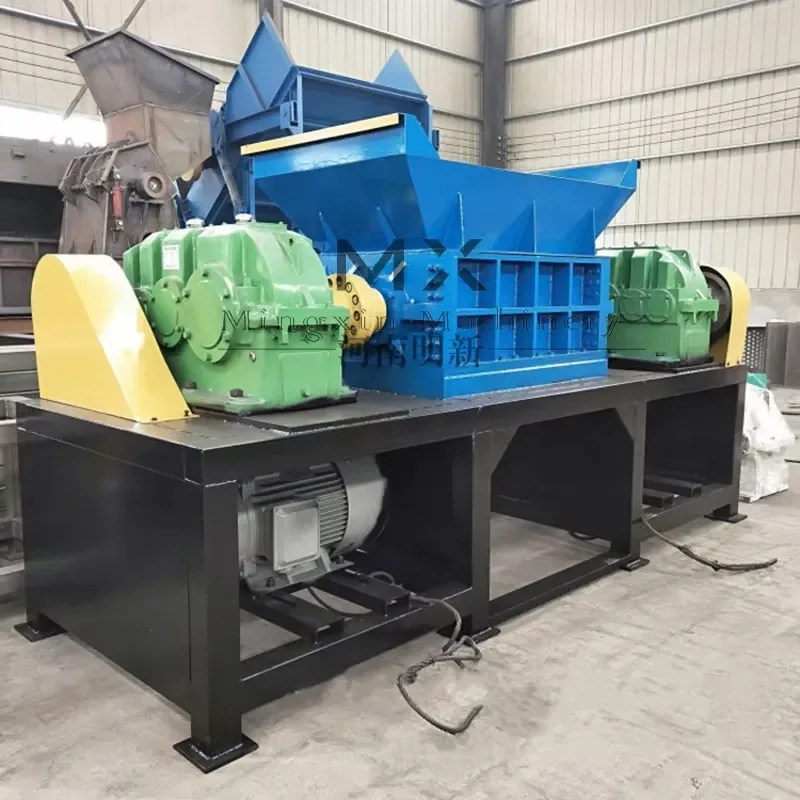 Crusher Scrap Plastic Metal Double Shaft Shredder Can Aluminum Recycling Shredder Machine Price
