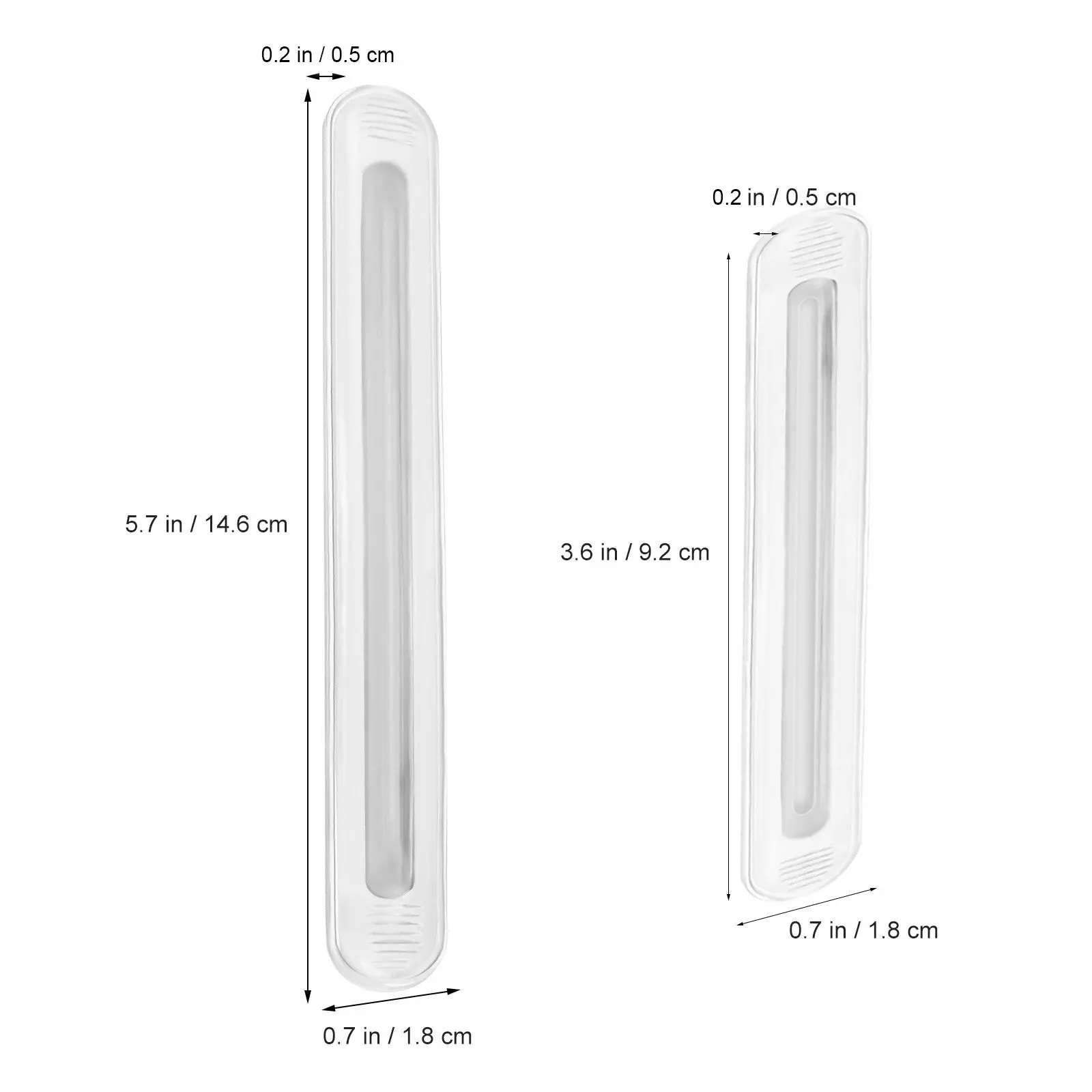 8Pcs Adhesive Cabinet Door Bumpers – Kitchen, Refrigerator, Trash Can & Furniture Wall Protectors