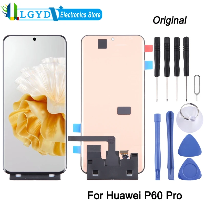 

6.67-inch OLED LCD Screen For Huawei P60 Pro Phone 120Hz LCD Display with Digitizer Full Assembly Replacement Part