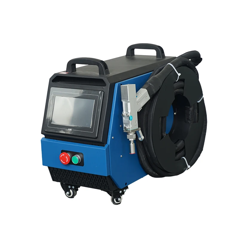 Handheld 3 In 1 Fiber Laser Welder Low Noise Operation Simple Training For New Operator Small Metal Workshop Processing Machine
