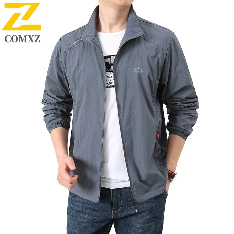 ايه او قميص حماية من الشمس للرجال بعامل حماية من أشعة الشمس 50+ - سترة صيد خفيفة الوزن ومسامية، سترة بغطاء للرأس مقاومة للأشعة فوق البنفسجية للمشي لمسافات طويلة والتخييم في الهواء الطلق #5