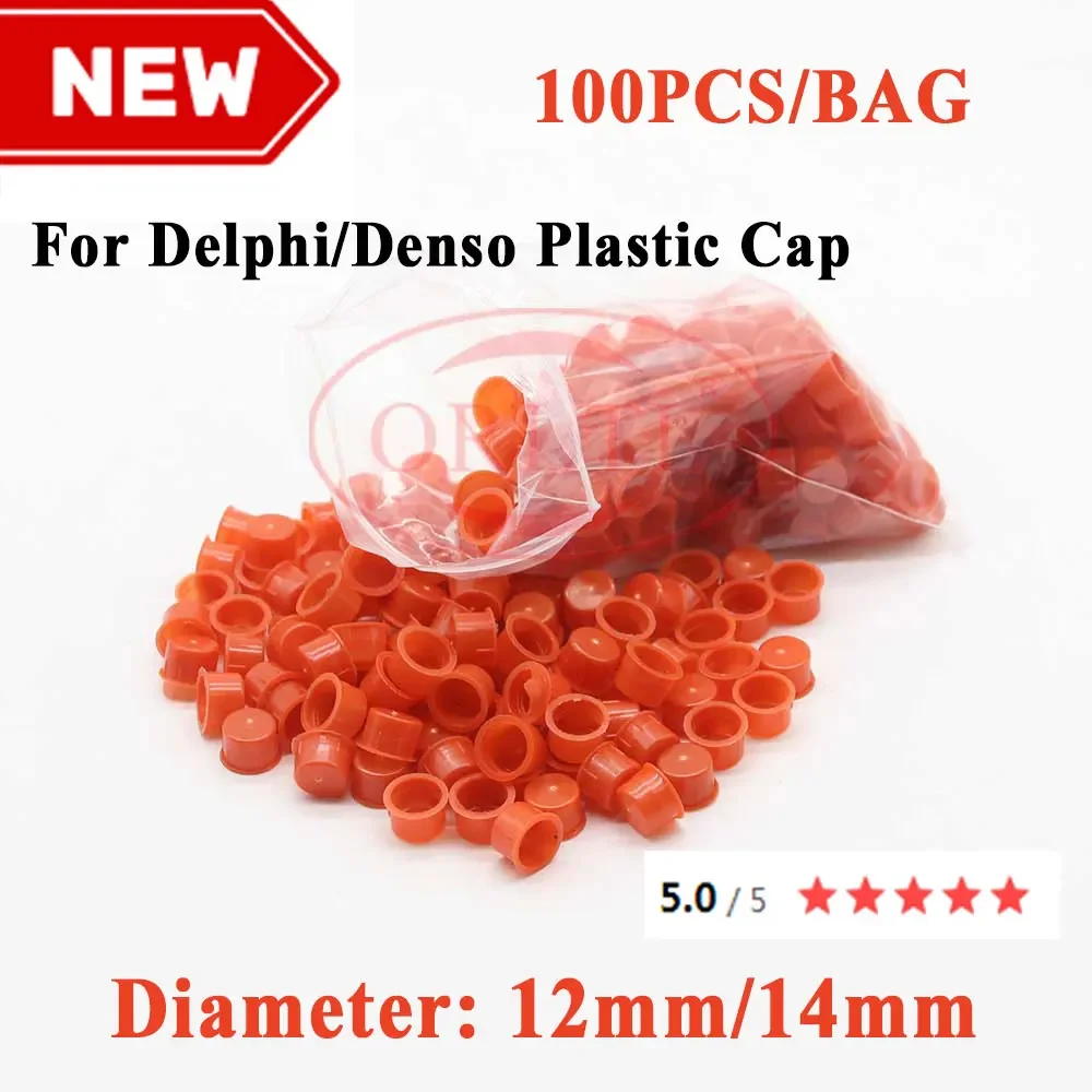

Inner Size Nozzle Sprayer Plastic nut Diesel CR Injector Nozzle Dust Cap Diameter 12mm 14mm Parts for denso for delphi injector