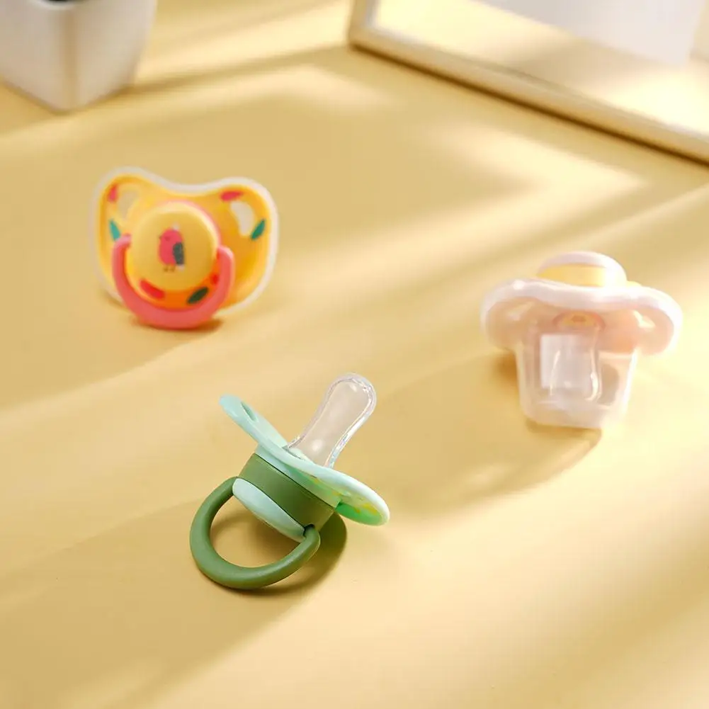 Practical Pet Pacifier Soft Dog Teeth Chew Cat Bite Toy Soft Calming Chew Toy Food Grade Silicone Resistant Dog Molar Toy