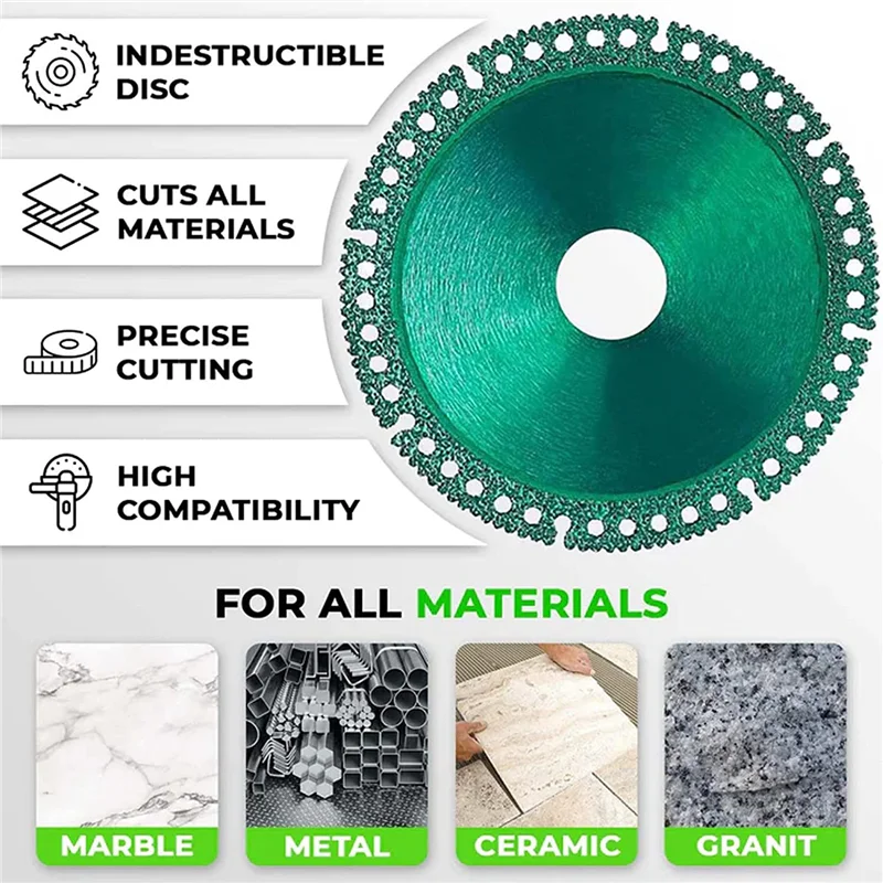 Terbaru! 8 Pak INDESTRUCTIBLE DISC 2.0 -Cakram Pemotong 2.0 Cakram Tidak Bisa Dihancurkan, Cakram Penggiling Sudut