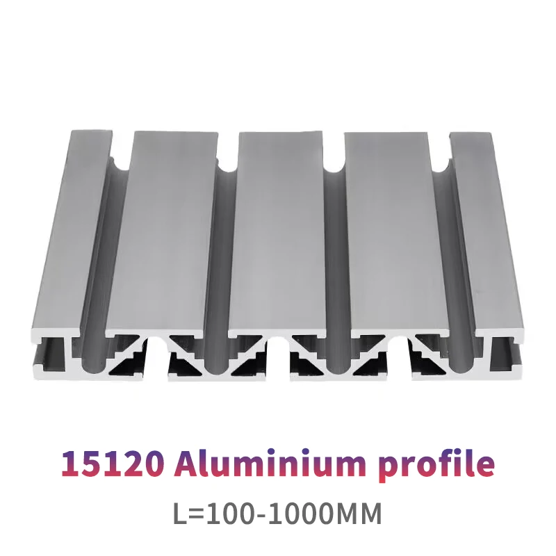 15120 Aluminum Profile 15120 Extrusion 100 300mm 500mm 1000mm Length Anodized Linear Rail 15x120mm For CNC Parts DIY 3D Printer