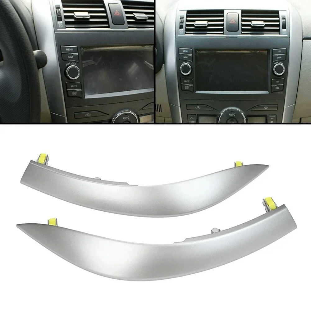 

Накладка на центральный воздуховод кондиционера для Toyota Corolla 2009-2013, артикулы 55436-02330, 55435-02370, сменная деталь интерьера