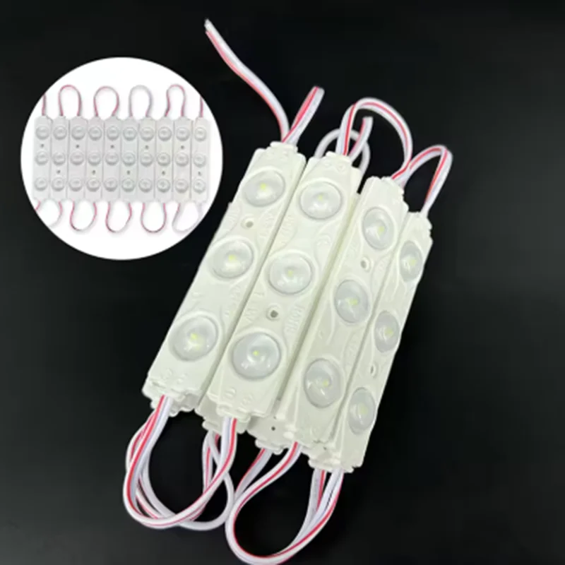 DC12V SMD2835 3LED Waterproof LED Module IP67 Injection Strip Light for RGB Vanity Mirror & Letter Sign