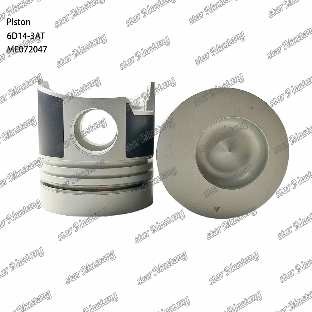 6D14-3AT Piston ME072047 Suitable For Mitsubishi Engine Parts