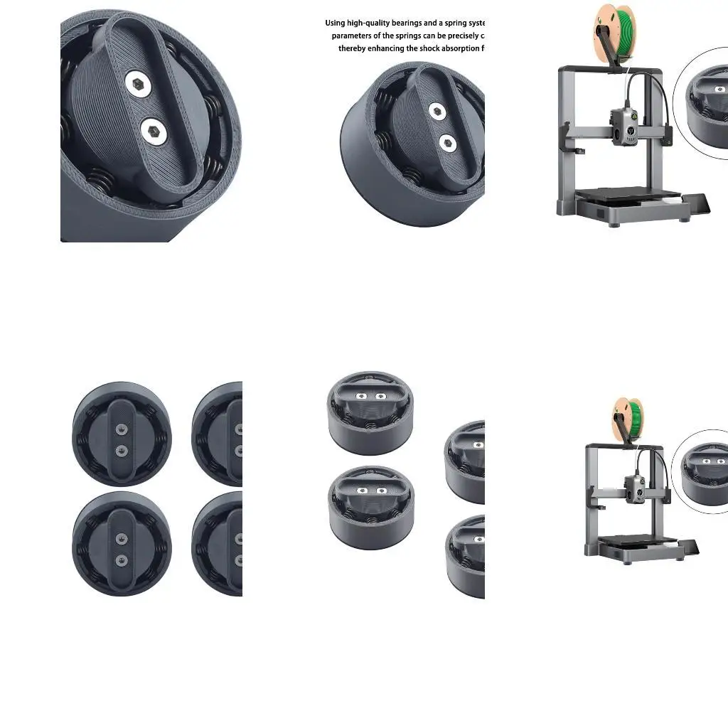 

652f ABS -принтер стабилизаторы ноги антишак для тихой работы и точной печати