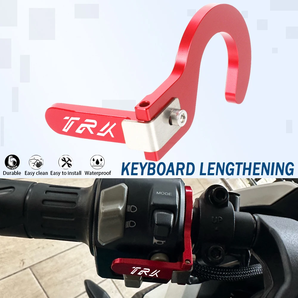 

For Benelli TRK 502 702 X TRK502X TRK702X TRK502 TRK702 Keyboard Lengthening Horn Switch Button Shell Extension Bracket Parts