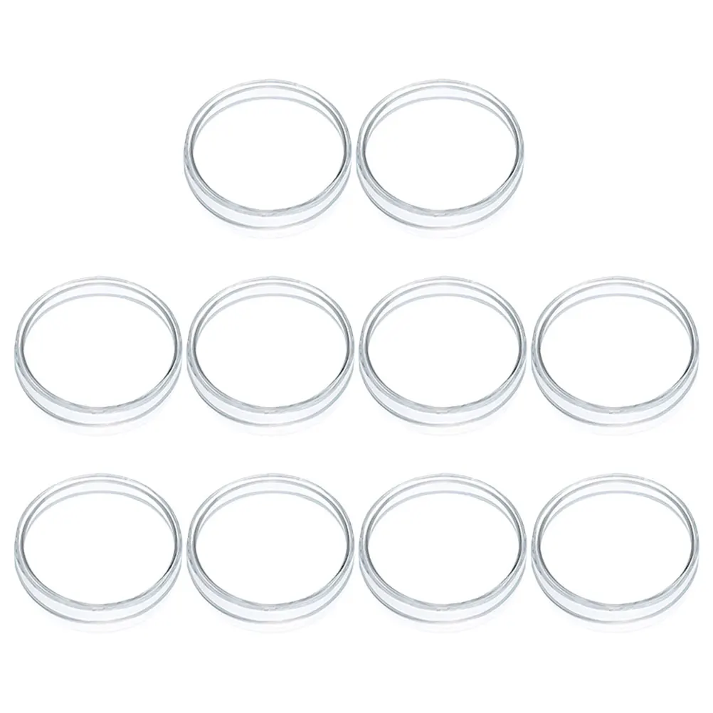 

10 Pcs Petri Dish Lid Laboratory Chemistry Plates Tray Plastic Culture Heat Resistant Lightweight Small Size Professional Tools