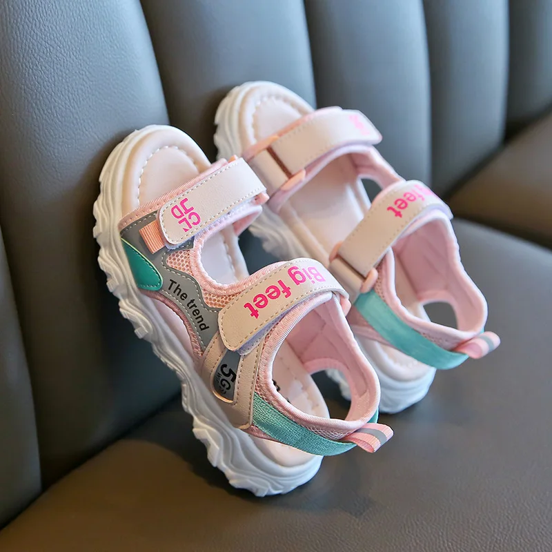 Summer Beach Water Children Sandals Fashion Shoes Lightweight Non-slip Soft Bottom Comfortable for Girls Boys