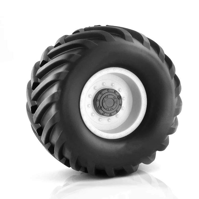 

4PCS 12mm Hex Hubs RC Truck Tires and Wheels 2.95 Tires OrangeJAS