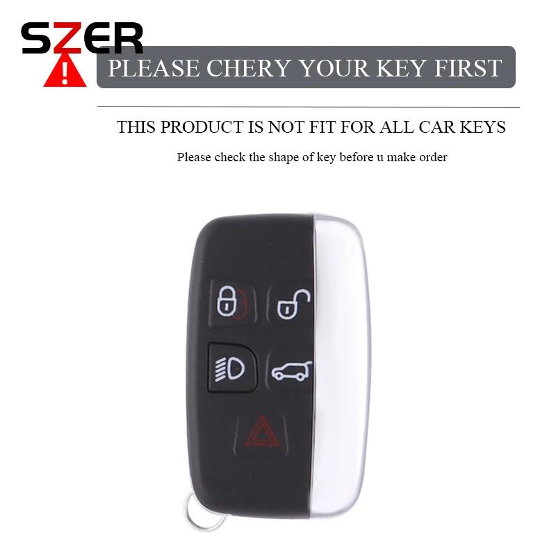 TPU Car Remote Key Case Cover Shell For Land Rover Range Rover Sport Evoque Freelander Velar Discovery 4 Jaguar XE XJ XF Guitar