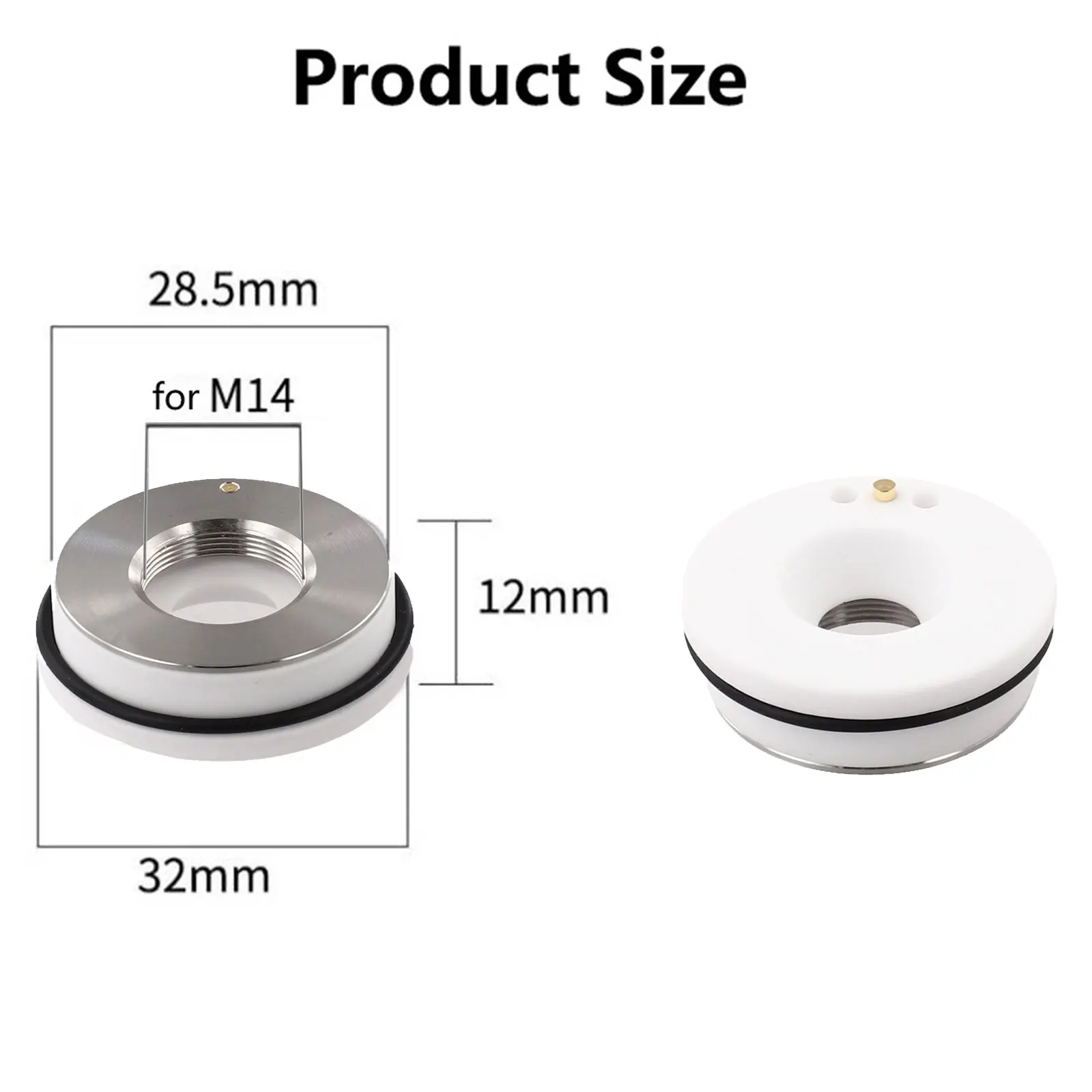Precitec Fiber Head 32mm Nozzle Holder DIY Projects Long-Lasting Performance User-Friendly Installation For Cutting Applications