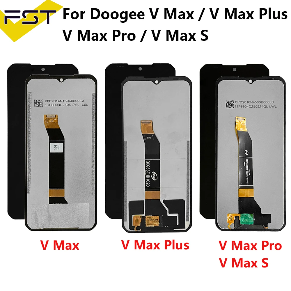 Original 6.58" For DOOGEE V Max Plus LCD Display+Touch Screen Assembly Replacement For Doogee Vmax Pro V Max S Display