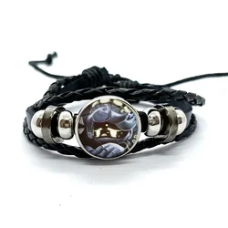 Murder Drone Uzi x N Creative Cartoon V Fan Art Bracelets Art Multilayer Braided Bracelets Bangles Handmade Jewelry Gifts