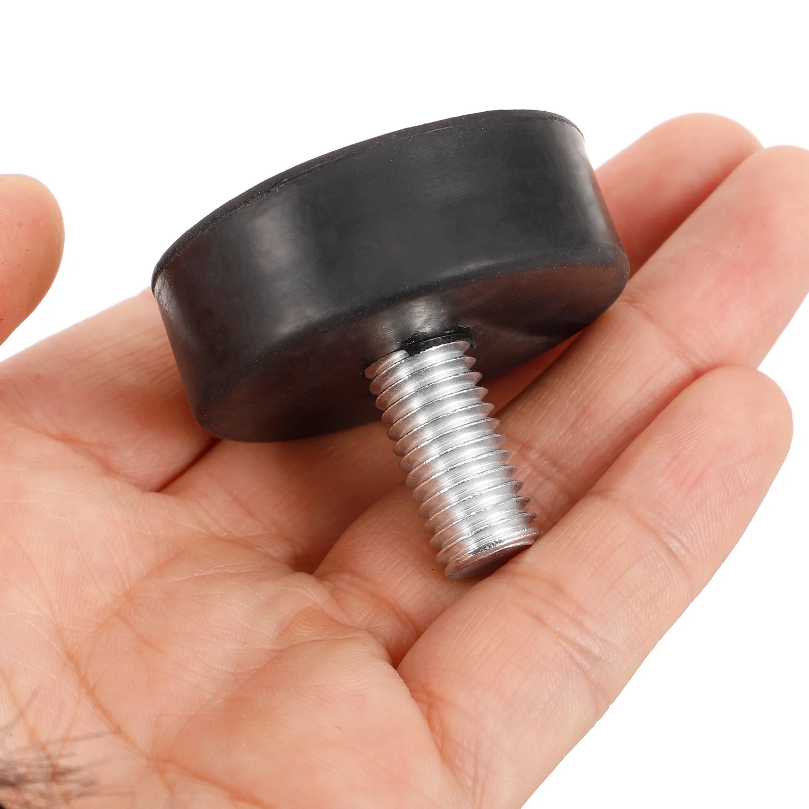 แผ่นรองขาเฟอร์นิเจอร์ปรับระดับได้ 4 ชิ้น ทำจากยาง ดูดซับแรงกระแทก รองรับน้ำหนักมาก ป้องกันการลื่น สำหรับขาโต๊ะ