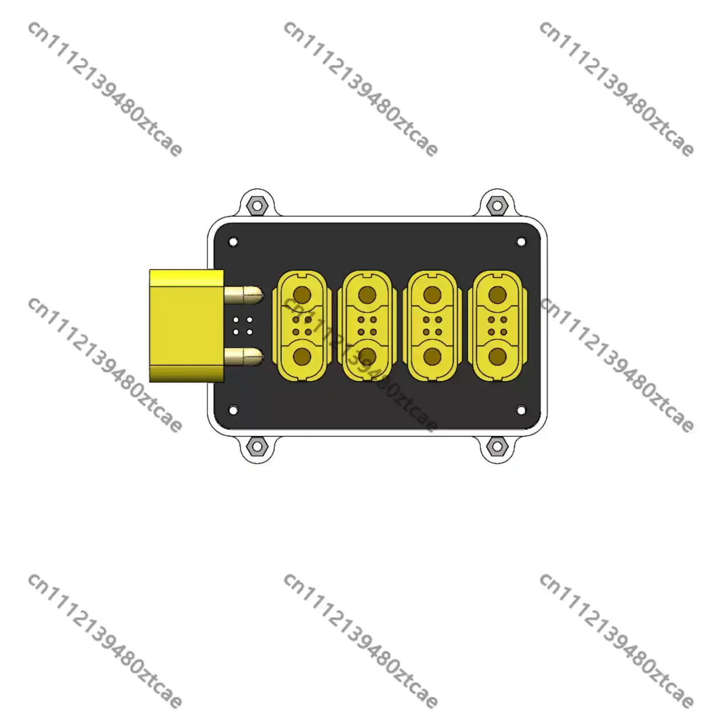 RC Model 4-Way Power Distribution Board AS150 High Current DIY For RC Robot Car Boat Submarine Replacement Parts