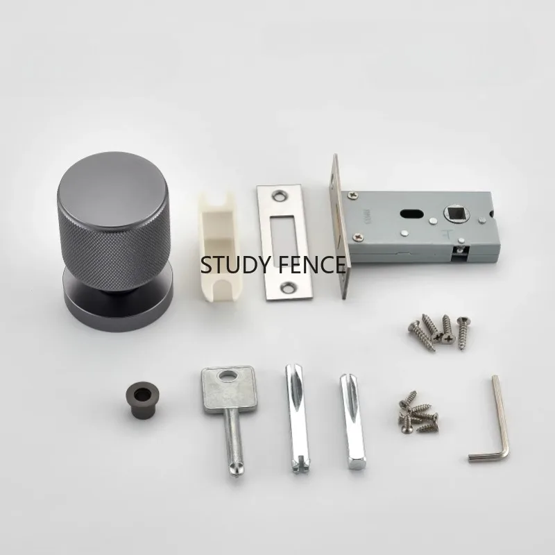 Single Sided Invisible Door Lock Indoor Hidden Door Lock Background Wall Door Lock Including Key Household Hardware Accessories