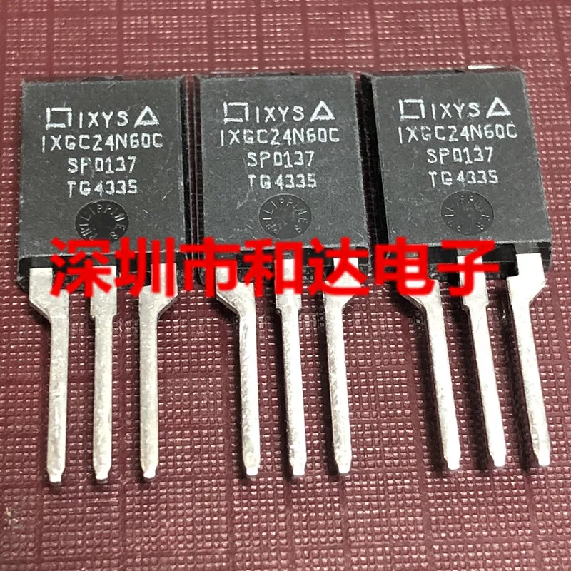(2pieces)IXGC24N60C ISOPLUS220 600V 24A