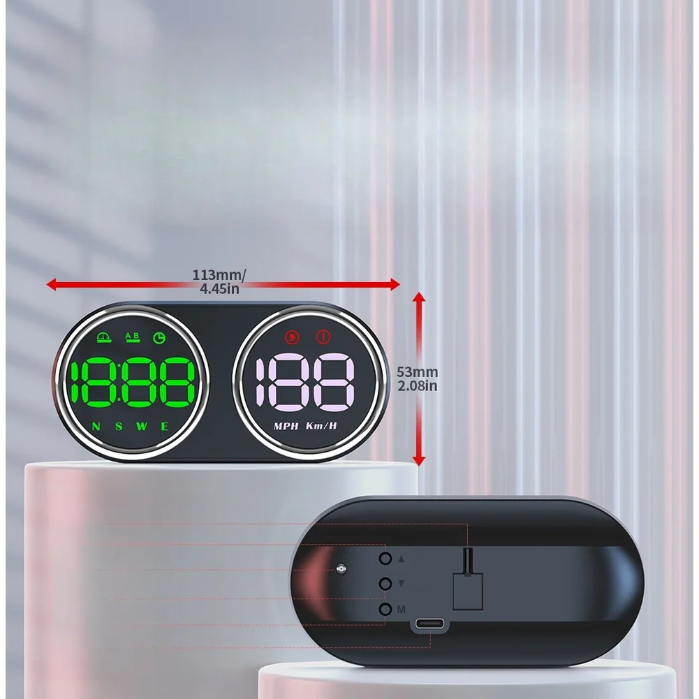 For Clear Visibility for gps Speedometer HUD Vehicle Head-up Display Head-up Display Auto Brightness Sensor Ambient Light