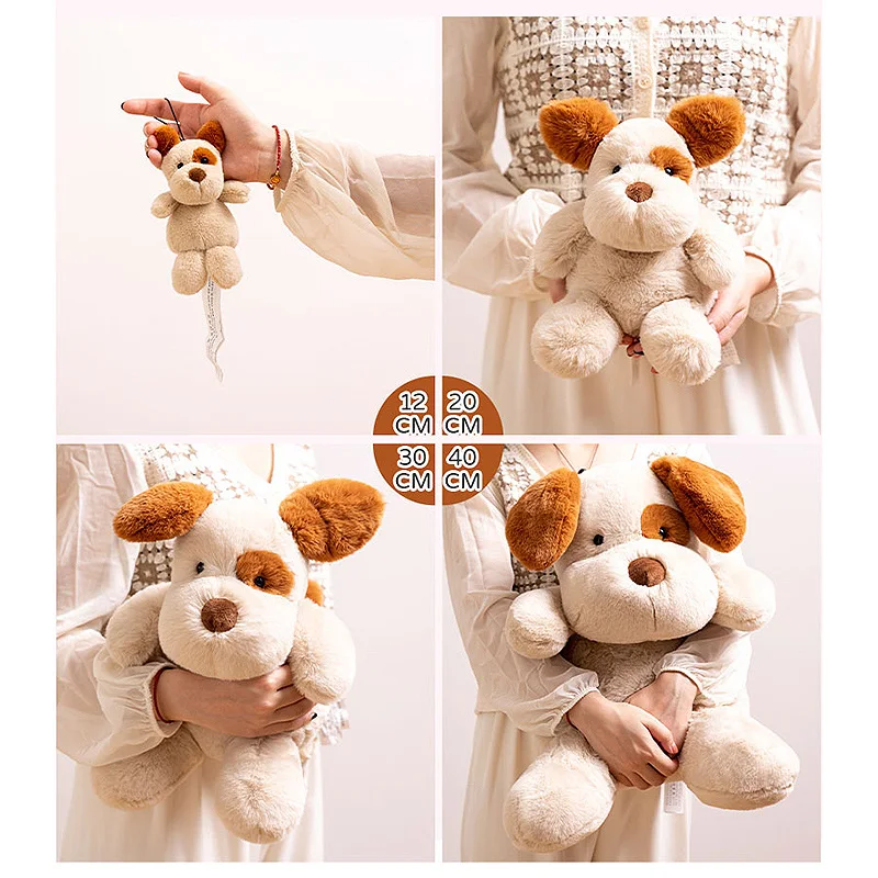 Peluche de simulación Kawaii para niñas y niños, muñeco de animales de peluche suave, juguetes de acompañamiento para bebés, regalos de navidad