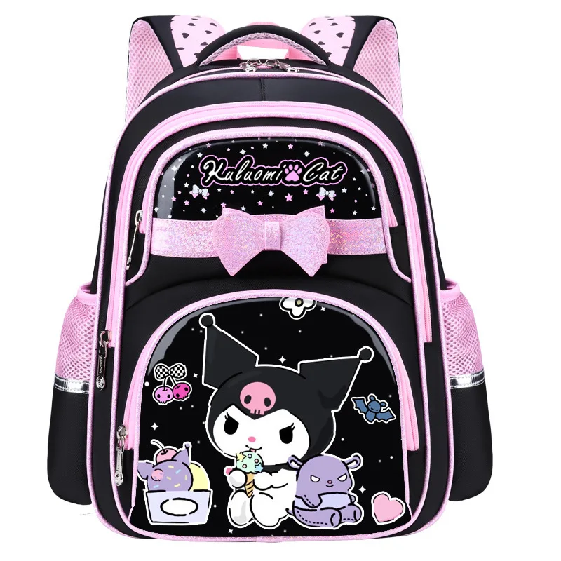 New cartoon Kuromi Kids Backpack  Schoolbag Girls and Boys Cute Shoulder Bag