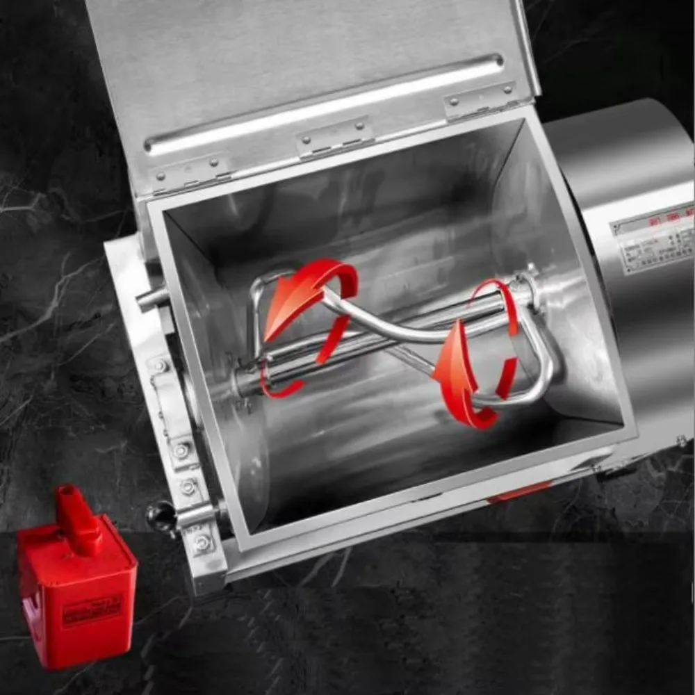 

Noodle Mixer Commercial 5kg 15kg 25kg Automatic Stainless Steel Mixer Household Electric Dough Mixer