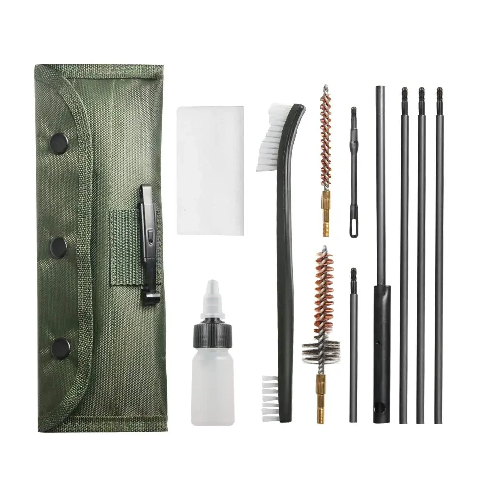 10PC/Set AR15 M16 M4 Gun Brushes Cleaning Kit Airsoft Pistol Cleanner 5.56mm .223 22LR .22 Tactical Rifle Shotgun Gun Brushes