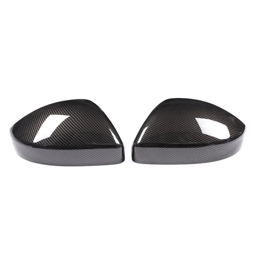 Real Carbon Fiber Side Door Mirror Cover Caps Fit For Land Rover Range Rover Sport 2014-2022