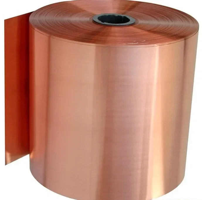 0.1mm 0.2mm Copper strip  Sheet Roll High Purity Pure Copper Cu Metal Sheet Foil Plate 100mmx1000mm red copper Purple