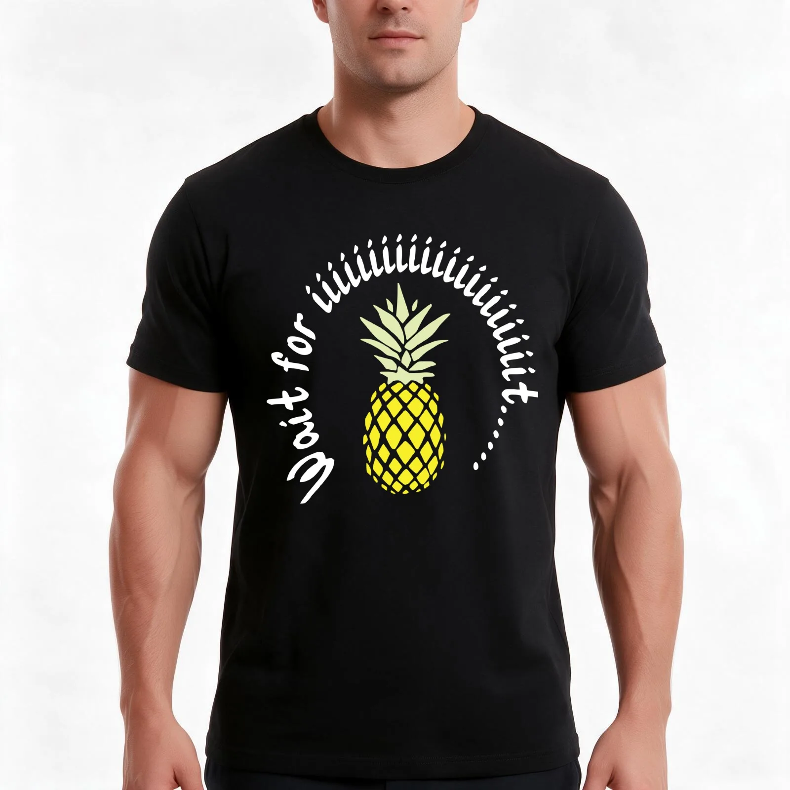 Wait For It Psych Shirt - Pineapple - Psych TV Show - Psycho Shawn and Gus Psychism Psychic Detective Agency T-Shirt