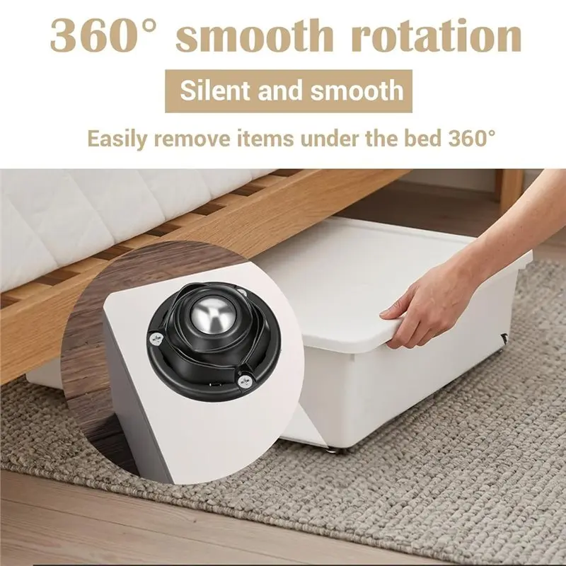 [A92P!】 20Pcs 1In Self Adhesive Caster Wheels, Load Capacity