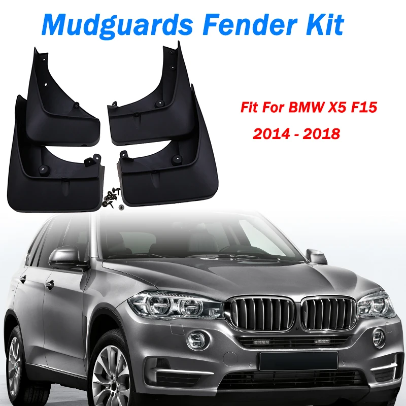 

Mudguards Fender Kit Wheel Mud Flaps Splash Guards Fit For BMW X5 F15 2014 2015 2016 2017 2018 Replacement Car Accessories 4pcs