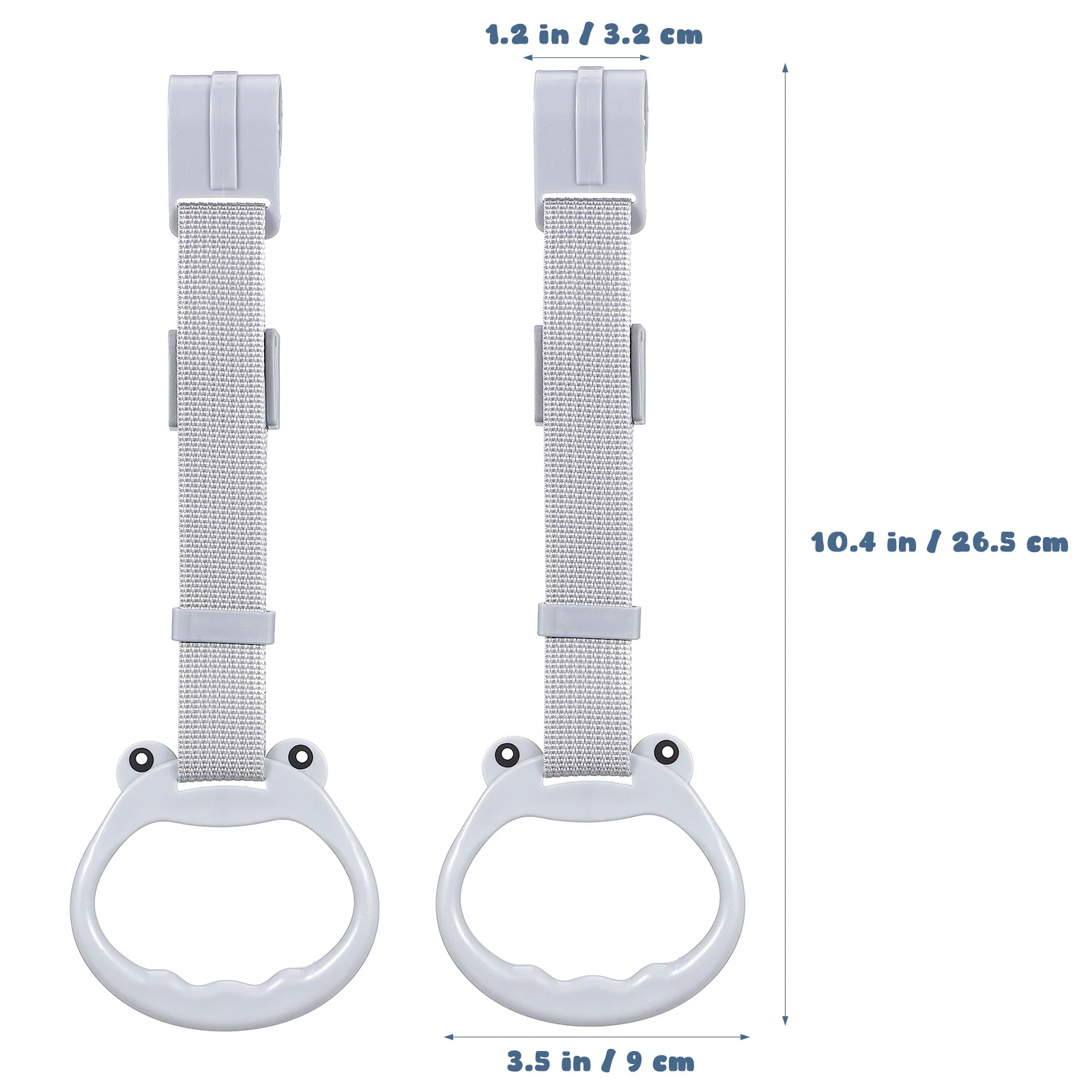 2 قطعة روضة الطفل حلقات سحب ما يصل قابل للتعديل طفل المشي مساعد الرضع السرير الدائري مقبض لسرير الطفل سحب ما يصل