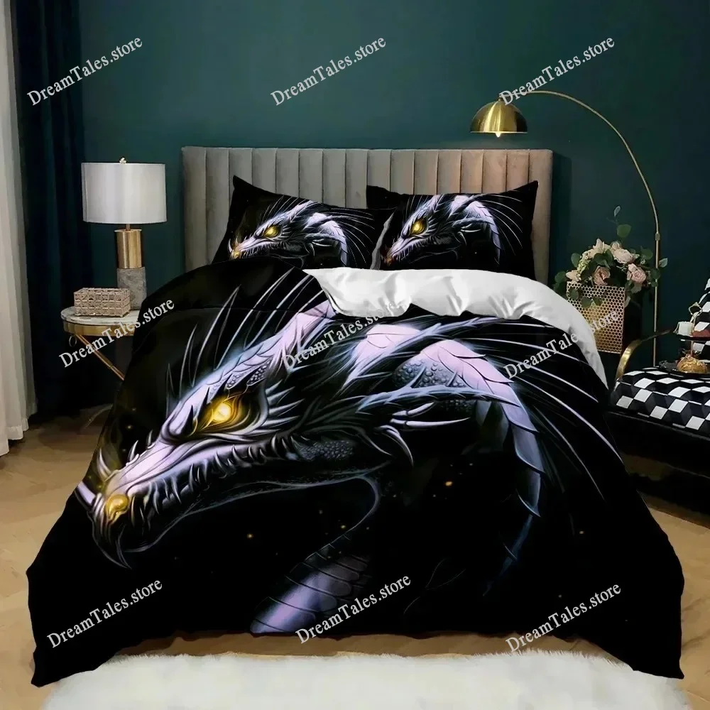 3D Print Mythical Dragon Bedding Set Boys Girls Twin Queen King Size Duvet Cover Pillowcase Bed Boys Adult Home Textileextile741 5