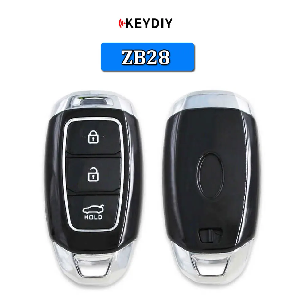 

KEYDIY ZB28 Универсальный KD Smart Key 3-кнопочный автомобильный дистанционный ключ серии ZB для KD-X2/KD-MAX Подходит для больше, чем 2000 моделей Программатор ключей