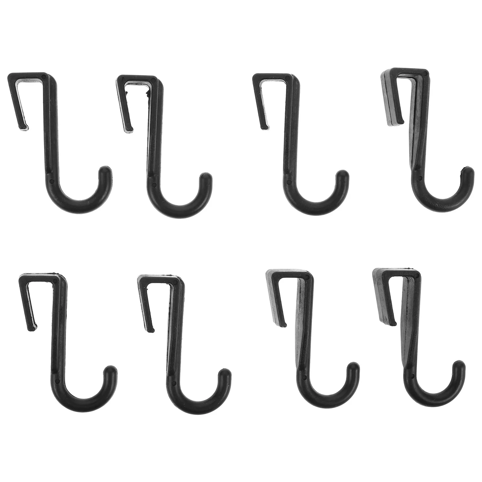 

Plastic Microwave Oven Door Hook Black Versatile Over The Door Hanger Space-Saving Square Tube Holder Kitchen Bathroom Office