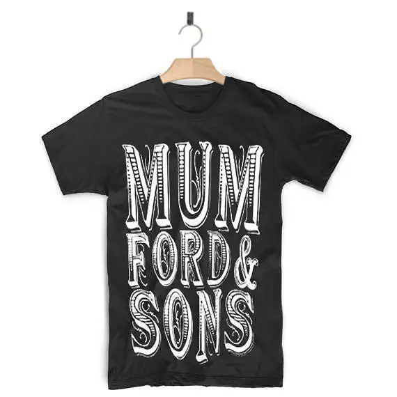 New MUMFORD SONS Logo Officially Licensed Concert T Shirt