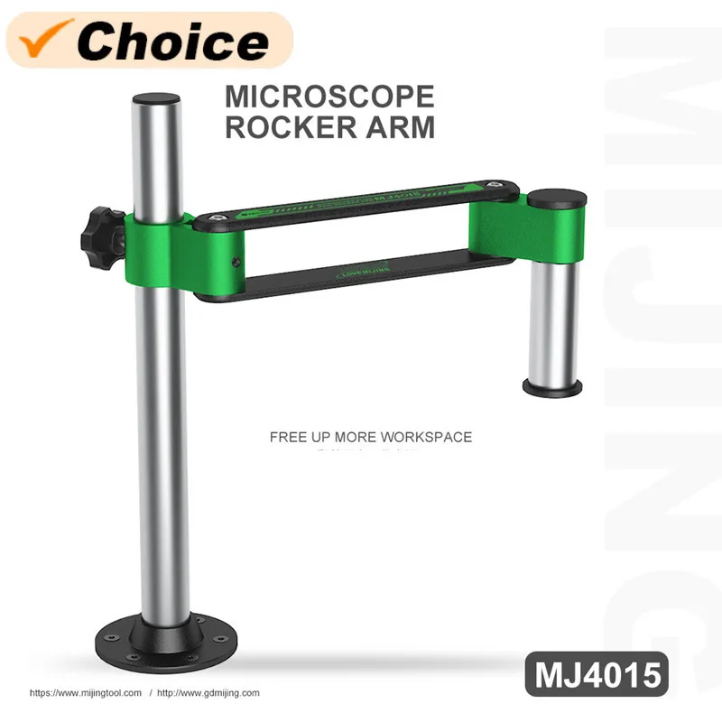 MIJING MJ4015 Microscope Arm Bracket 360° Rotable Aluminum Alloy Anti-seismic Corrosion/Wear Resistance Microscope Support